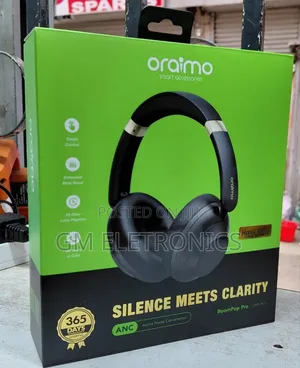 Boompop Pro Over-Ear Wireless Headphone-Active Noise Cancellation.