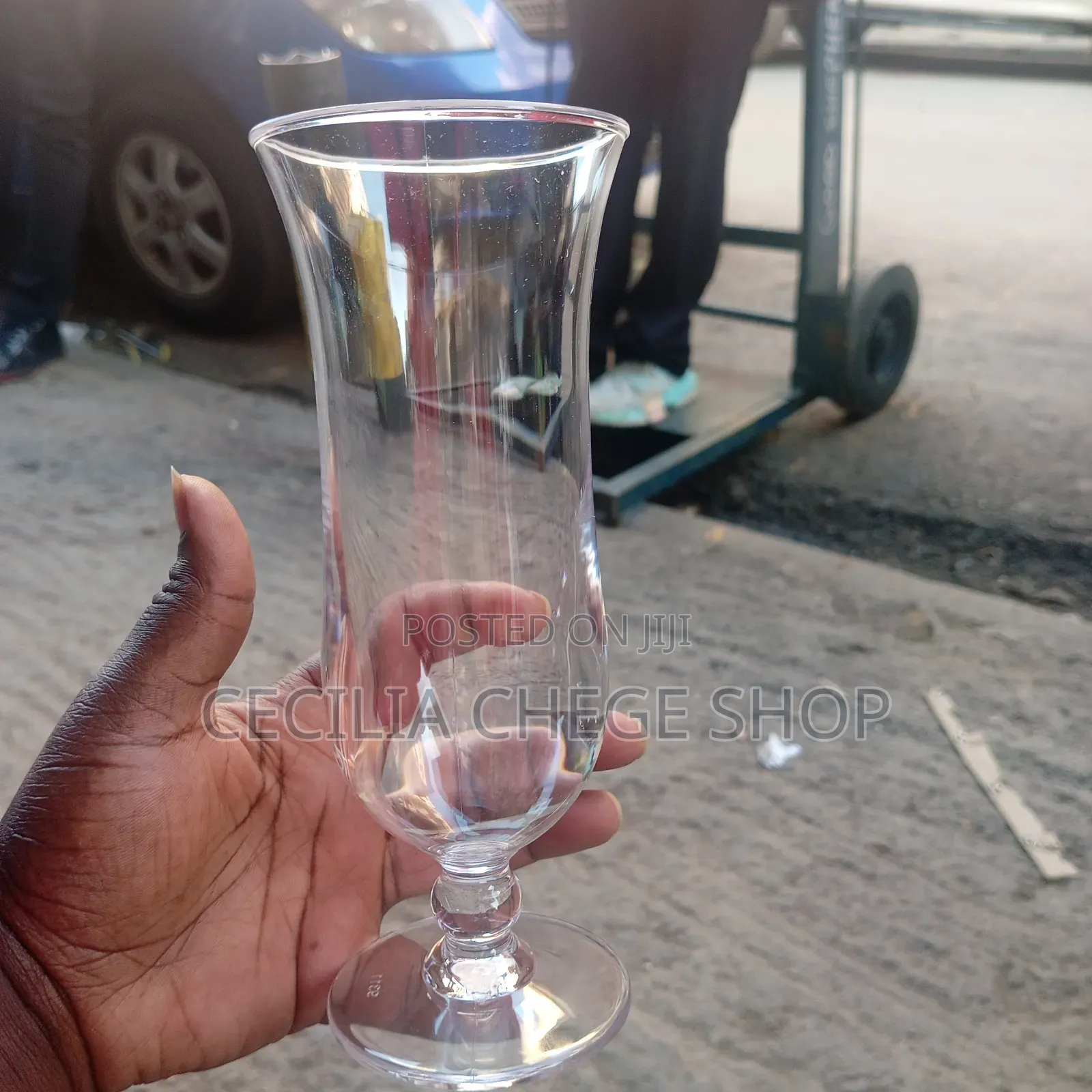Acrylic Hurricane Glass