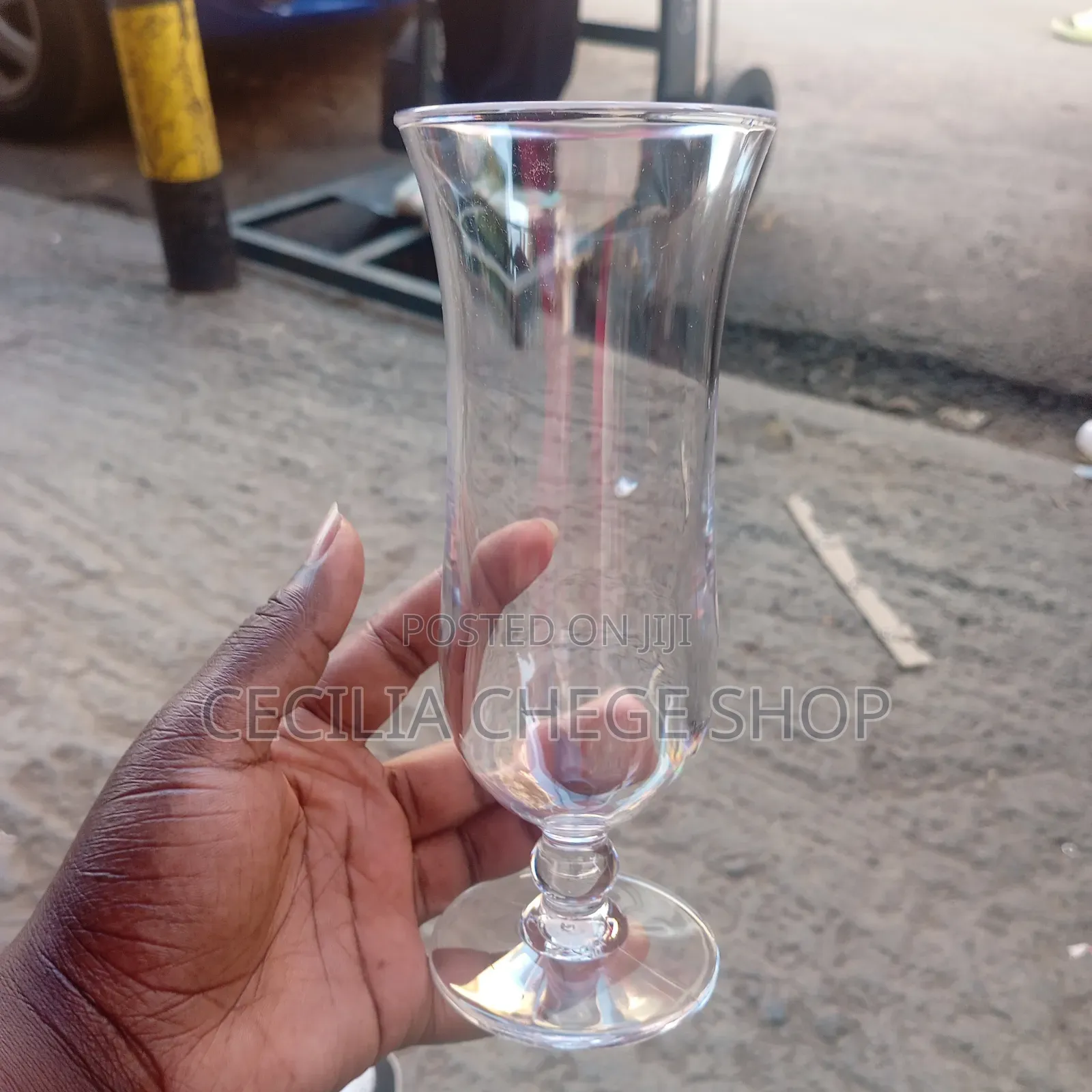 Acrylic Hurricane Glass