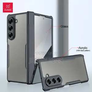 Samsung Galaxy Z Fold 6 Shockproof Transparent Case With Built-in Scre
