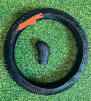 2in1 Black Silicone Universal Fit Gear Knob and Steering Wheel Cover