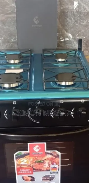 Euroken Euro-55-4g Full Gas Cooker – Durable Design, Auto Ignition