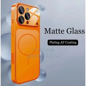Apple iPhone 17 Pro Max Back Cover Original Orange Glass Nano Ag Maxi