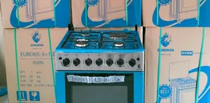 Euroken 60×65 3+1 Cooker Auto Ignition, Electric Oven With Timer Light