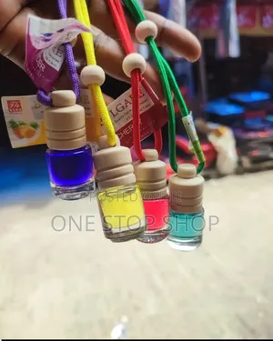 5pc Air Hanging Air Freshener With Wood Cap