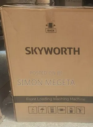 Skyworth 10kg Front Load Washer – Wash Dry in One Cycle.