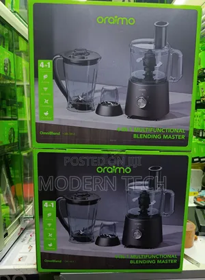 Oraimo Omniblend 1500w 4-in-1 Juicer, Grinder, Chopper Smoothie Maker