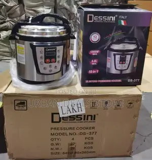 6 Litre Dessini Electric Pressure Cooker