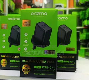 Oraimo 25w Gan Fast Charging Type‐C Wall Charger