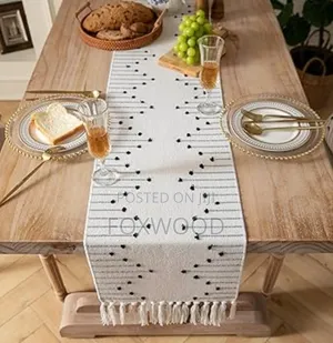 Woven Boho-Style Table Runner
