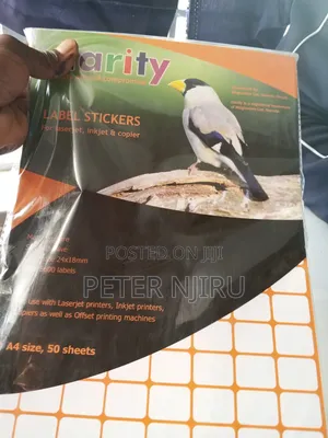 Clarity Label Stickers