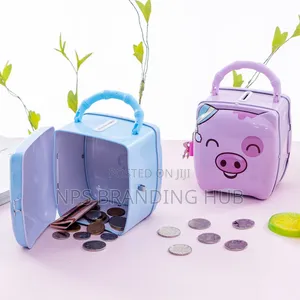 Piggy Bank Metallic Type With Padlock 2 Keys Sa