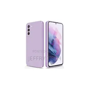 Soft Silicone Back Cover for Samsung Galaxy S21 Plus – Protective, Sho