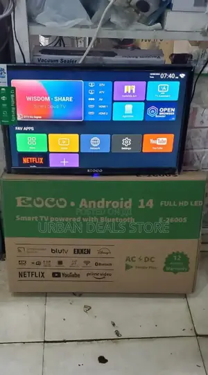 26 Inches Ac/Dc Ecco Smart Android Digital Tv