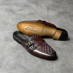 Gents Leather Slip-on Loafers by John Foster Size 40-46