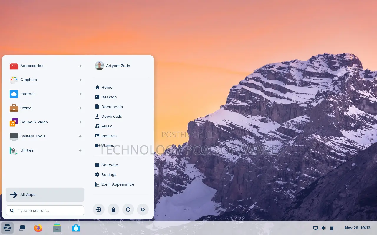Zorin Os Pro