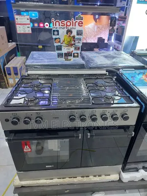 Mika Cooker 90cm X 60cm, 4 Jet Burners + 2 Rapid Hot Plates S.S Hob