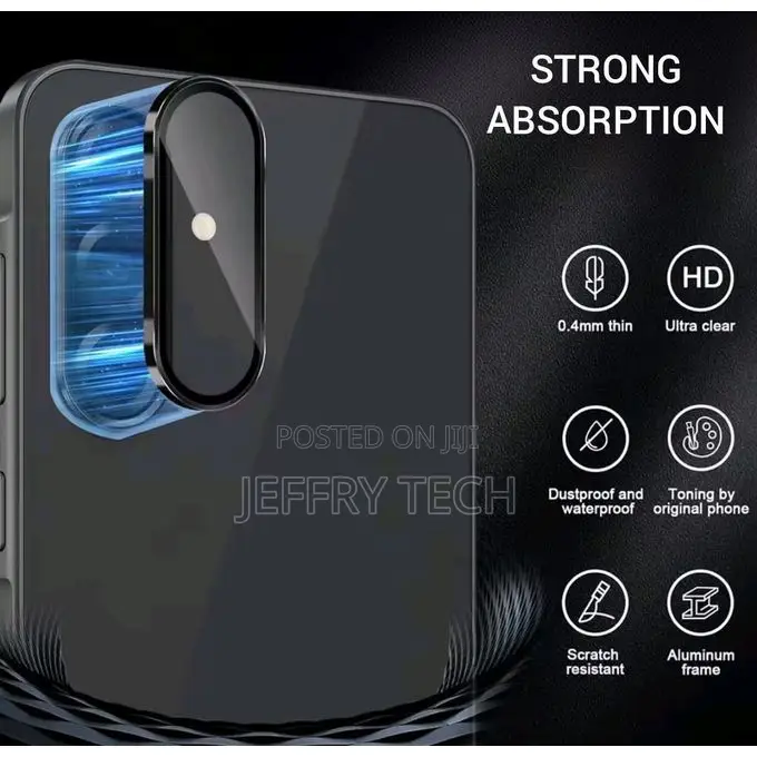 Samsung Black Metal Ring Camera Lens Protector for Galaxy A26/A36/A56