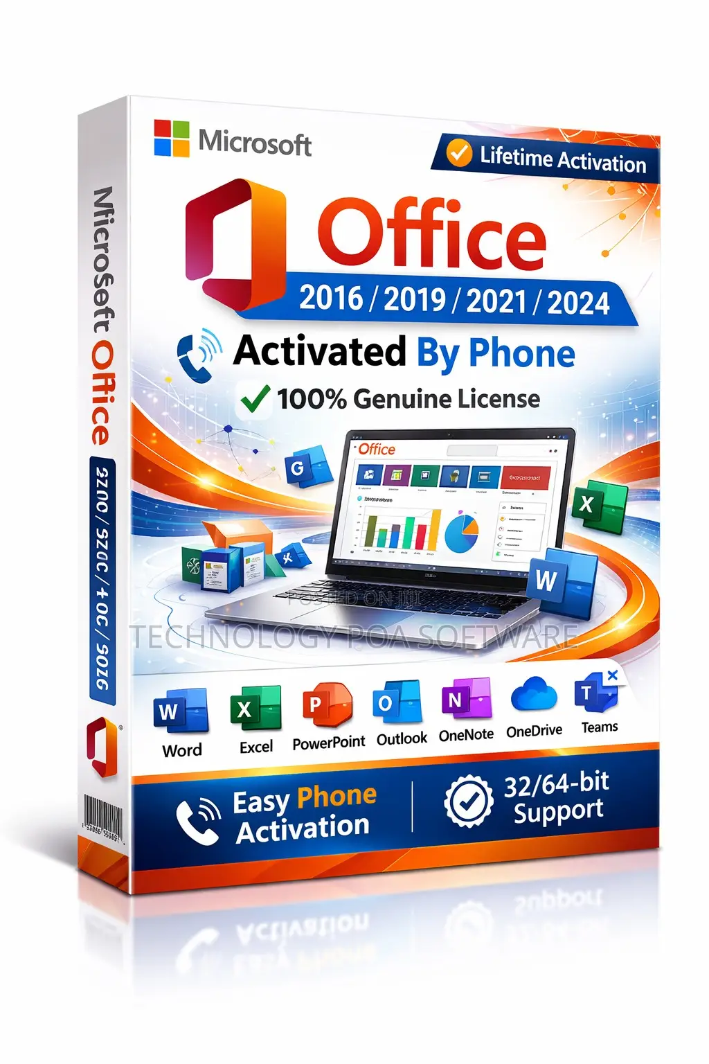 Microsoft Office 2016/2019/2021/2024 Phone Activation License