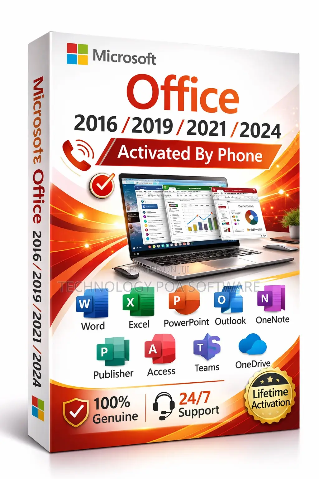 Microsoft Office 2016/2019/2021/2024 Phone Activation License