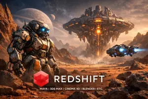 Redshift Renderer for Maya / 3dsmax / Cinema4d / Blender / Etc