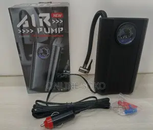 Portable 12v Dc Car Tyre Inflator Air Pump for Car, Bicycle Balls