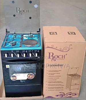 Roch 50x55 Cooker 3 Gas + 1 Electric Plate – Compact Efficient