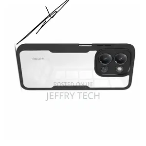 Xiaomi Redmi 15c Transparent, Clear and Colorless With Black Edges Uni