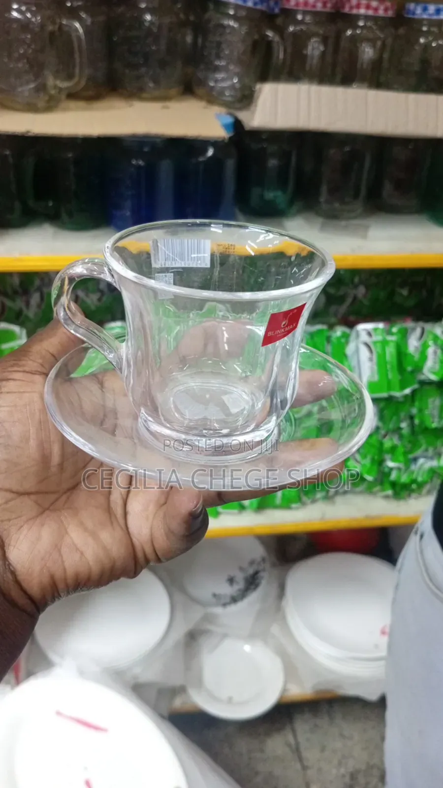 Cup and Saucer Glass