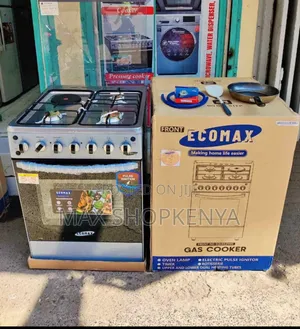 Ecomax 60x60 3+1 Standing Cooker – Gas + Electric Oven Combo