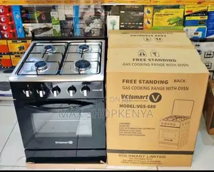 Volsmart 60x60 Standing Gas Cooker – Spacious Oven Burners