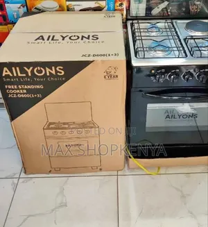 Ailyons 60x60 3+1 Standing Cooker – Gas + Electric Oven