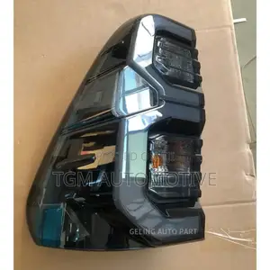 Hilux Vigo LED Tail Light Black Tail Lamp Left