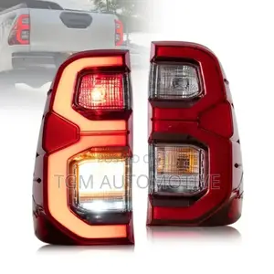 Hilux Revo Tail Lights Smoked Led Red Tail Lights Red