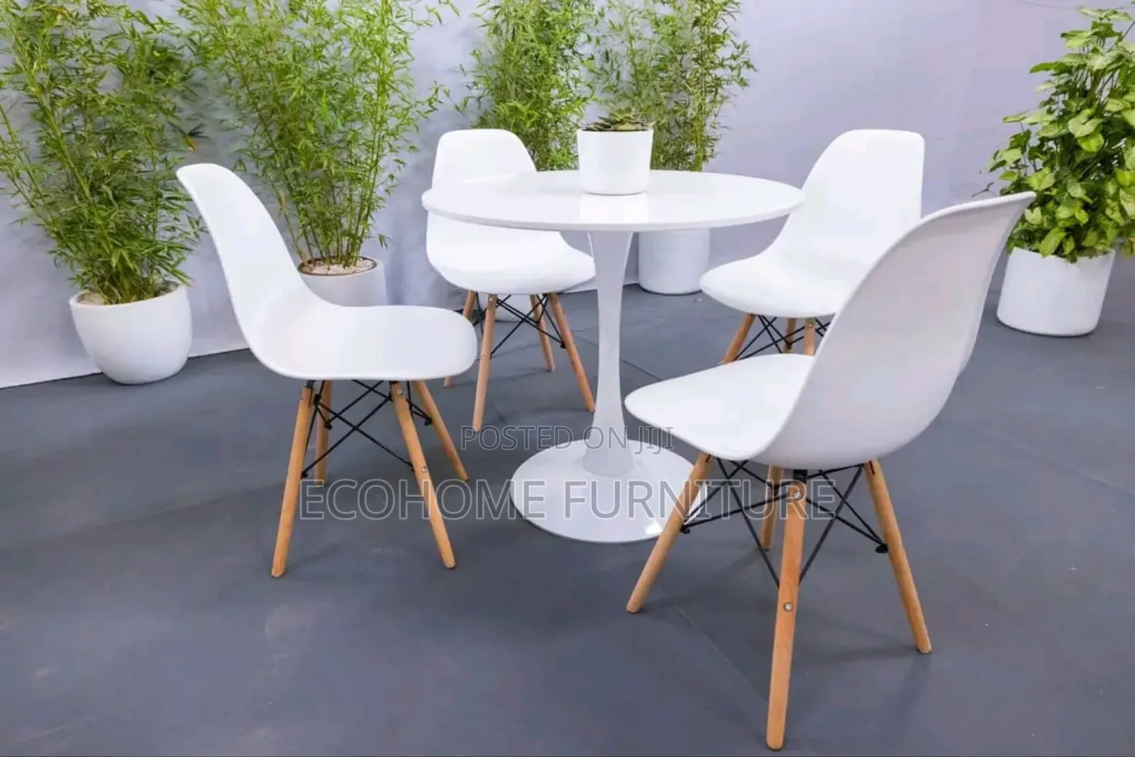 Stylish Event Setup Eames Chair and Table