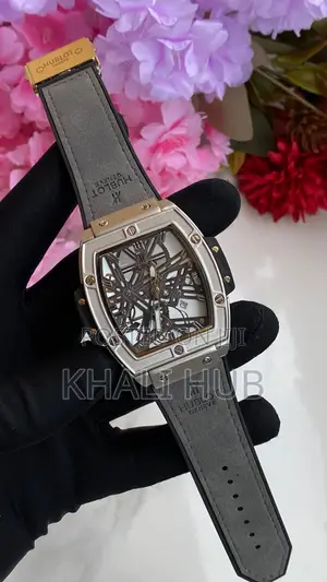 Hublot Bing Bang Watch With Suede Straps