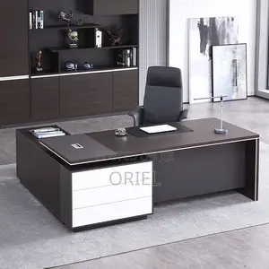 L-Shaped Office Desk : 180cm Executive Desk