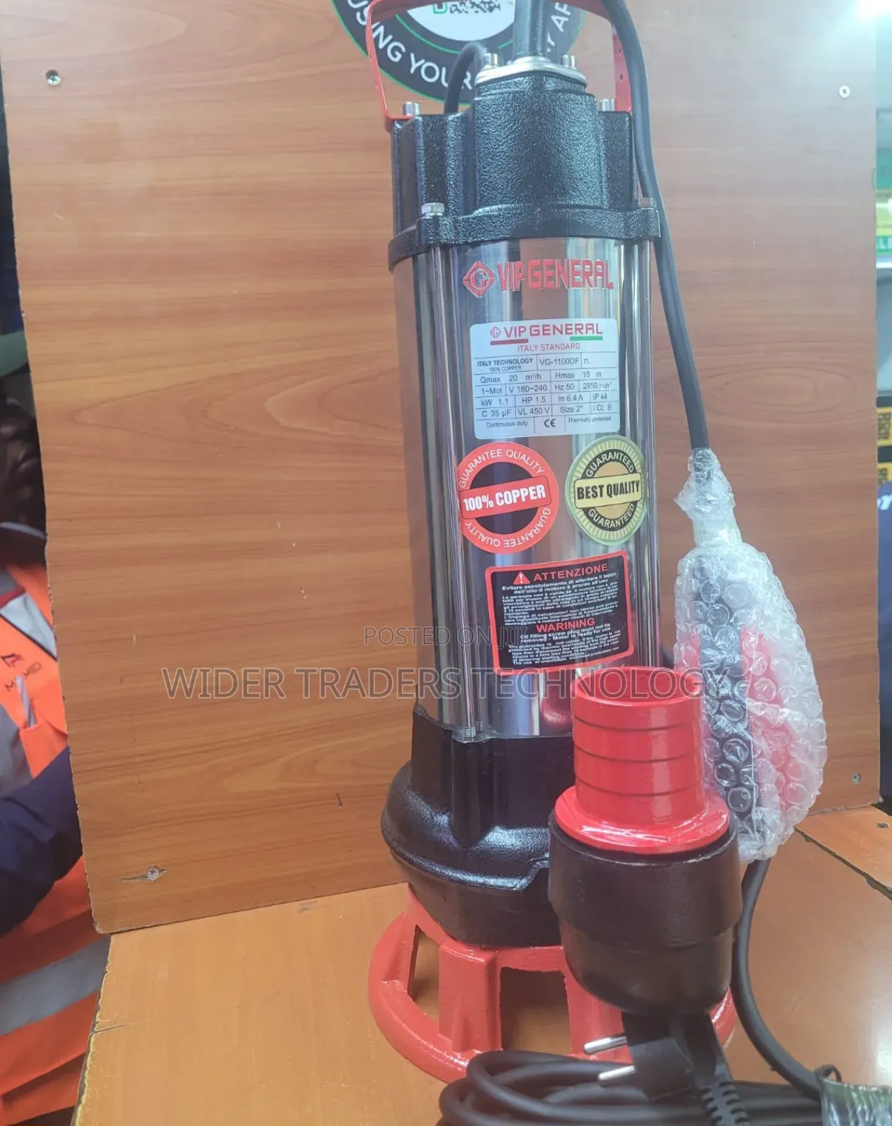 1.5hp Sewage Pump
