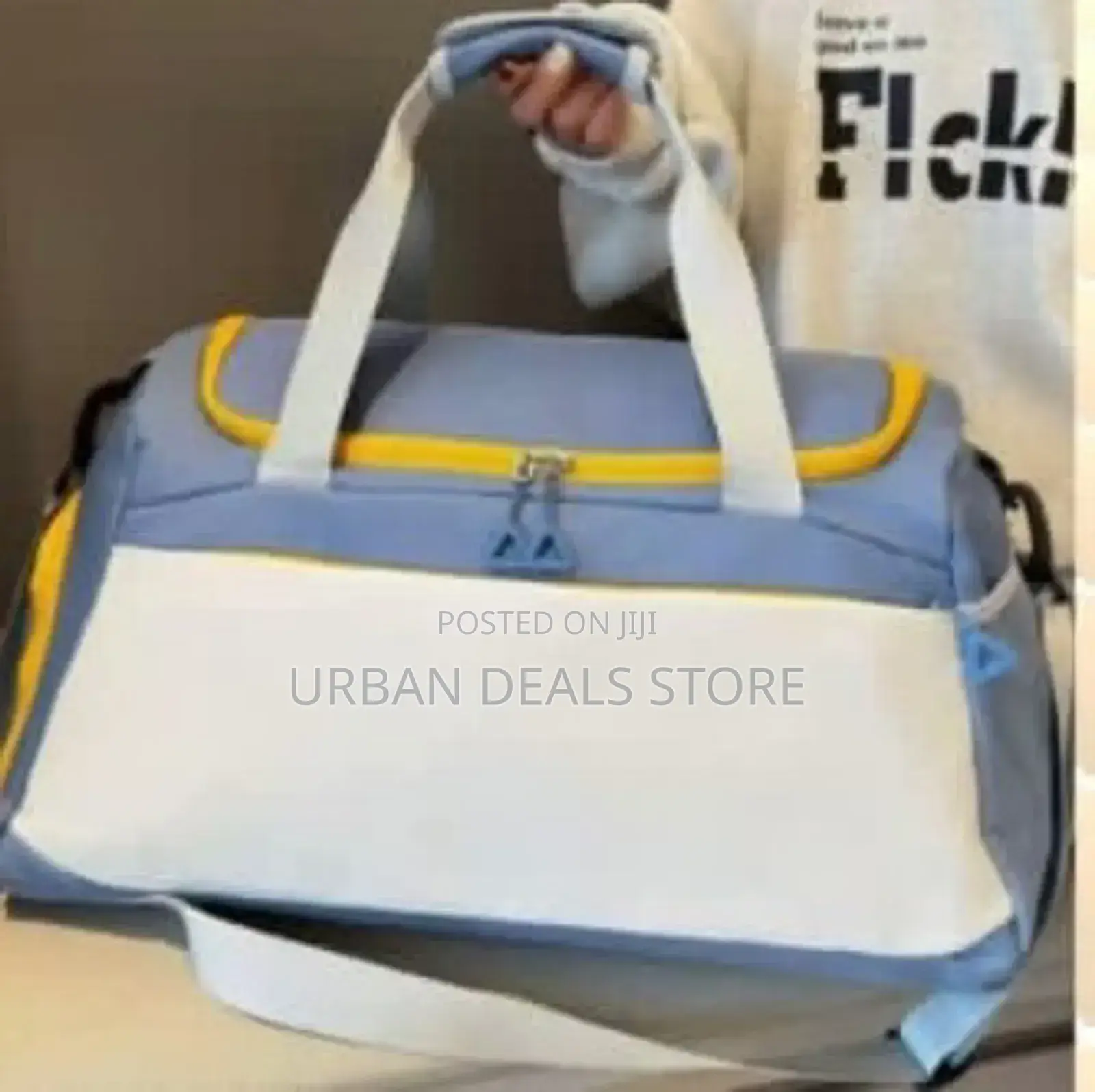 Leather Large Travel Duffle Bag