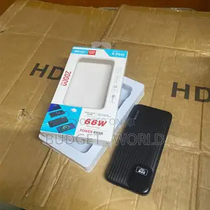 Kp542 Fast Charging 20000mah Power Bank With Dual Output