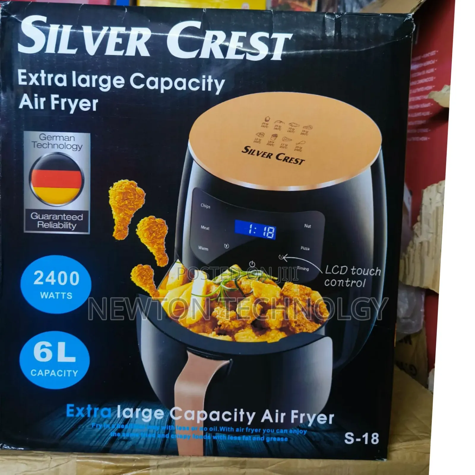 6 Litres Silver Crest Air Fryer at 