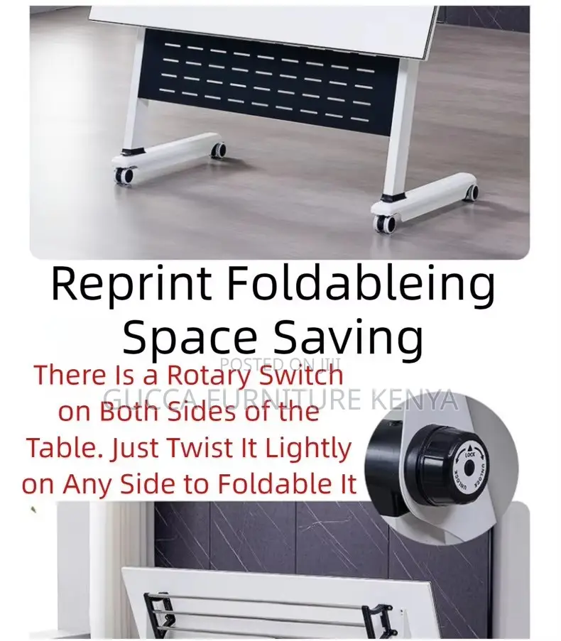 120cm Imported Folding Computer Table