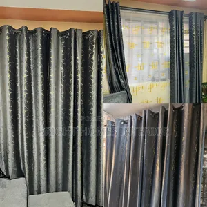 Velvet Curtain Dark Grey Velvet Cotton Fabric