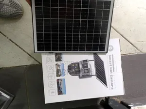 Dual Lens 4g Solar Powered CCTV Camera One Solar Panel Outdoor CCTV