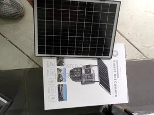 Dual Lens 4g Solar Powered CCTV Camera One Solar Panel Outdoor CCTV