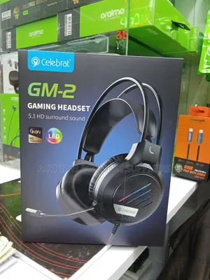 Celebrat Gm-2 Led Wired Gaming Headset With Microphone
