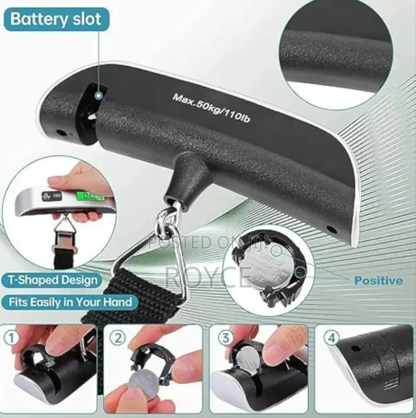 Portable Digital Luggage Weighing Scale