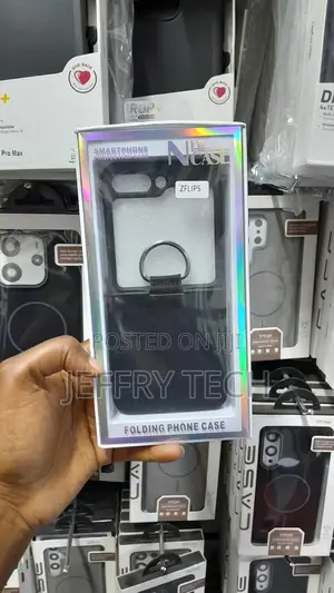 Sibire Silicone Ring Holder Case for Samsung Galaxy Z Flip 5