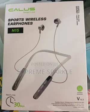 Calus N15 Smart Live Sports Wireless Neckband Earphones.