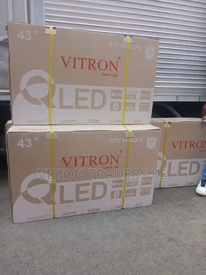 Vitron 43inches Smart Qled Frameless Tv With Bluetooth/Youtube